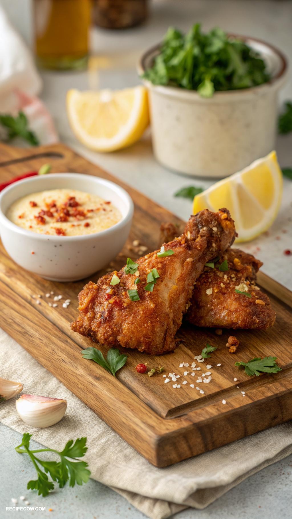 ninja foodie recipes Crispy garlic chicken wings