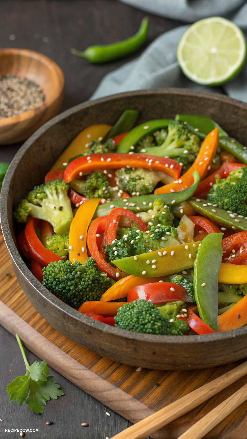 ninja foodie recipes Vegetable stir fry with sesame oil
