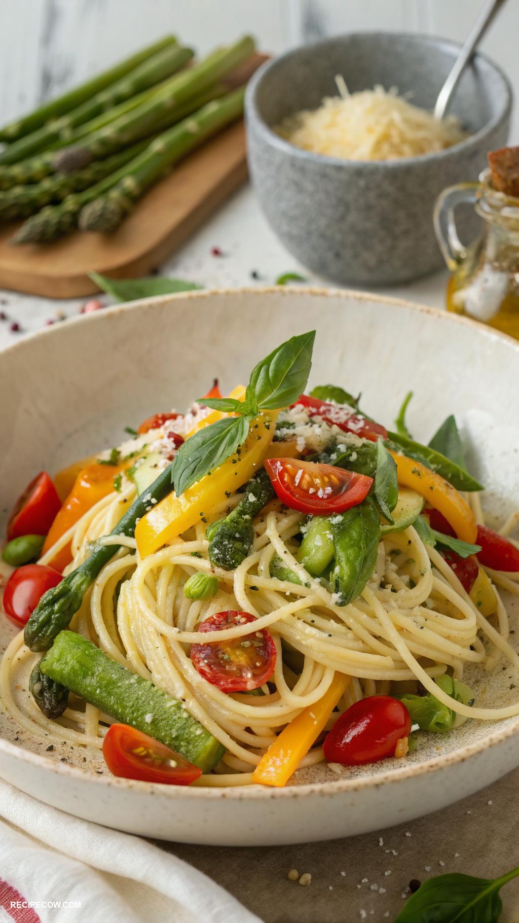 skillet dinners Pasta Primavera with Fresh Veggies