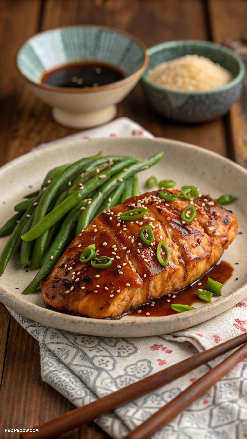 slow cooker meals Teriyaki chicken with green beans